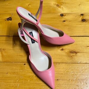 Nine West Coral Pink Heels